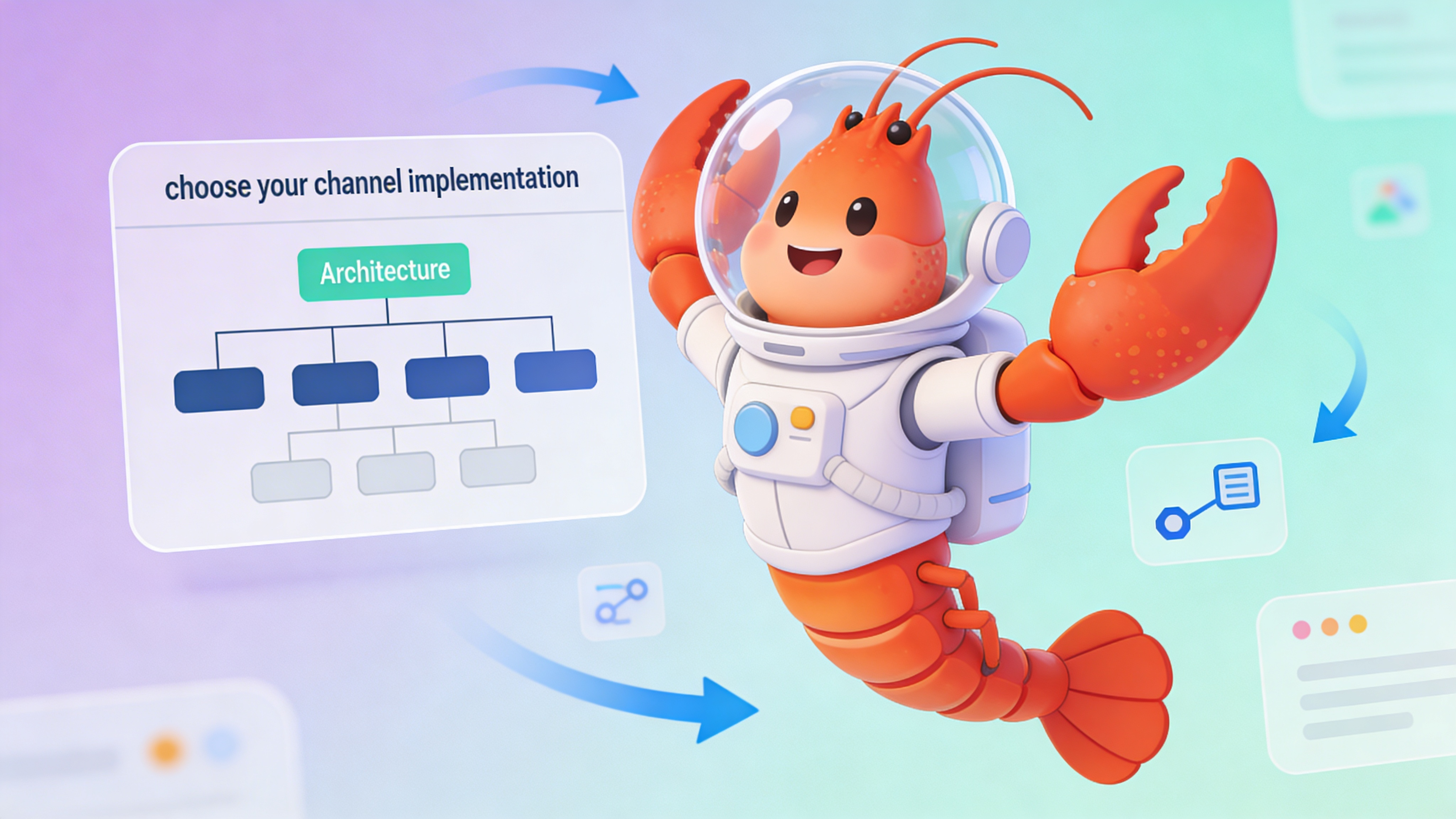 Flowchart illustrating the setup process for each platform with OpenClaw