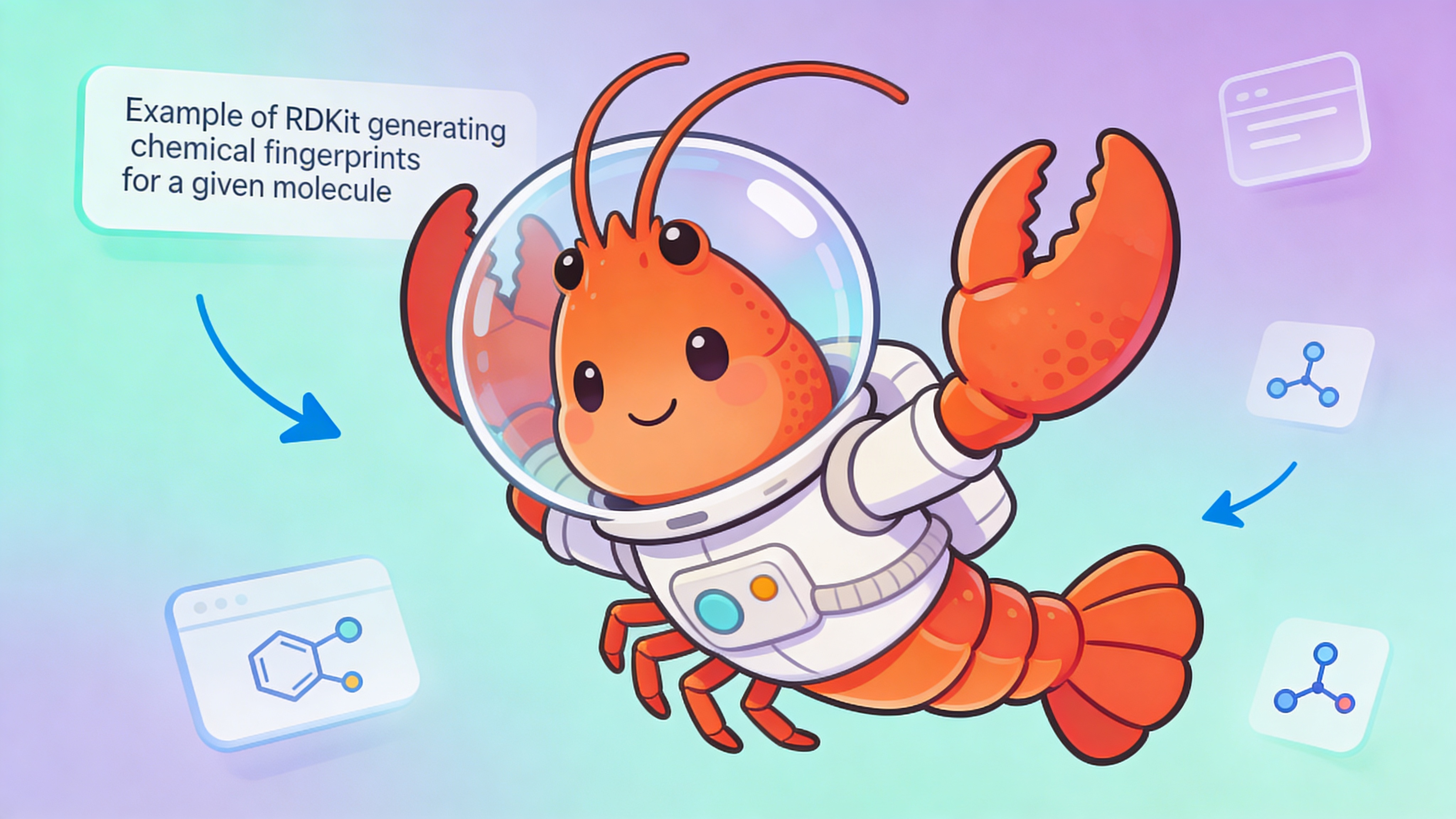 Flowchart illustrating the integration of RDKit and Milvus