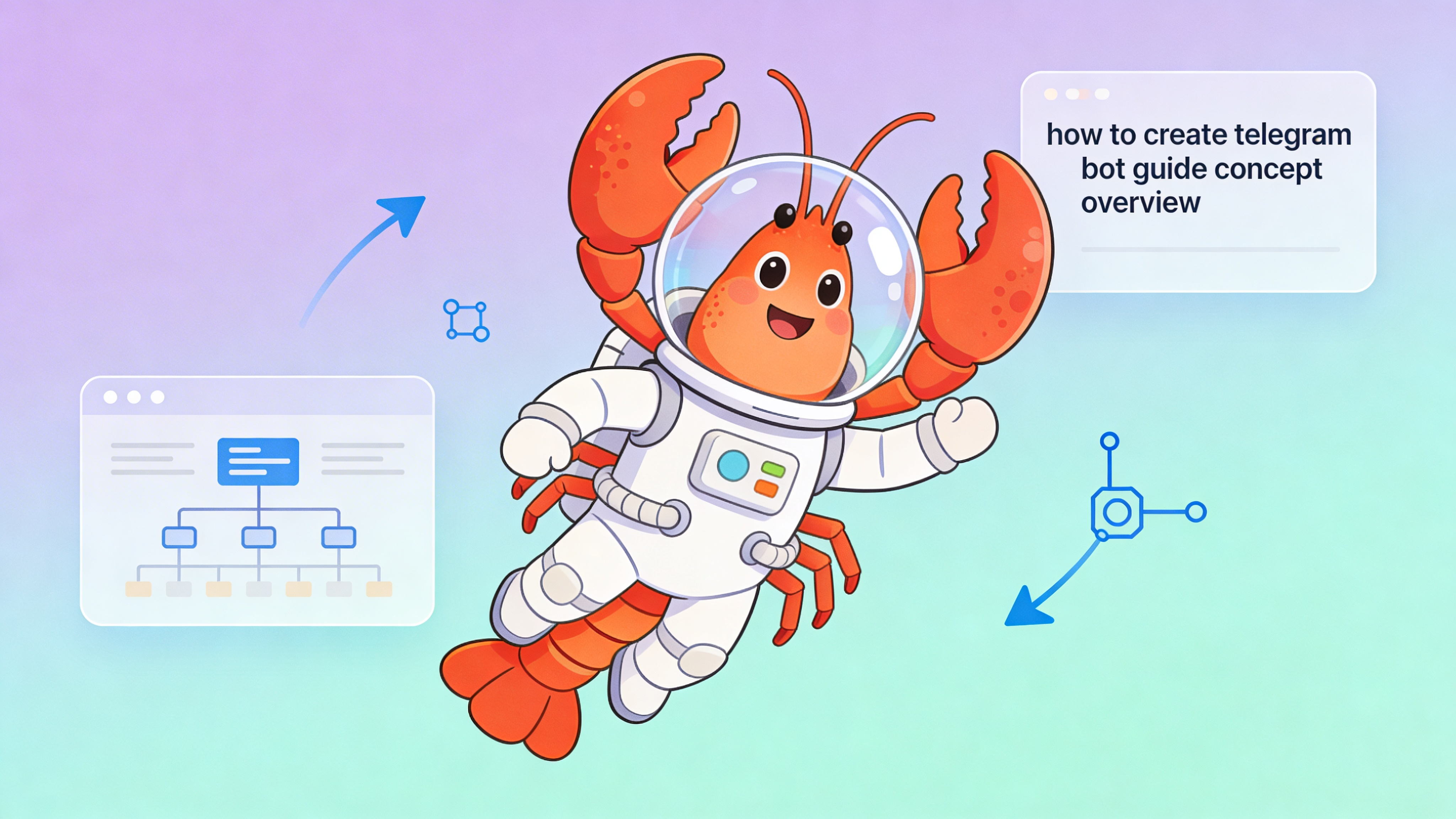 Illustration of an AI-powered Telegram bot in action